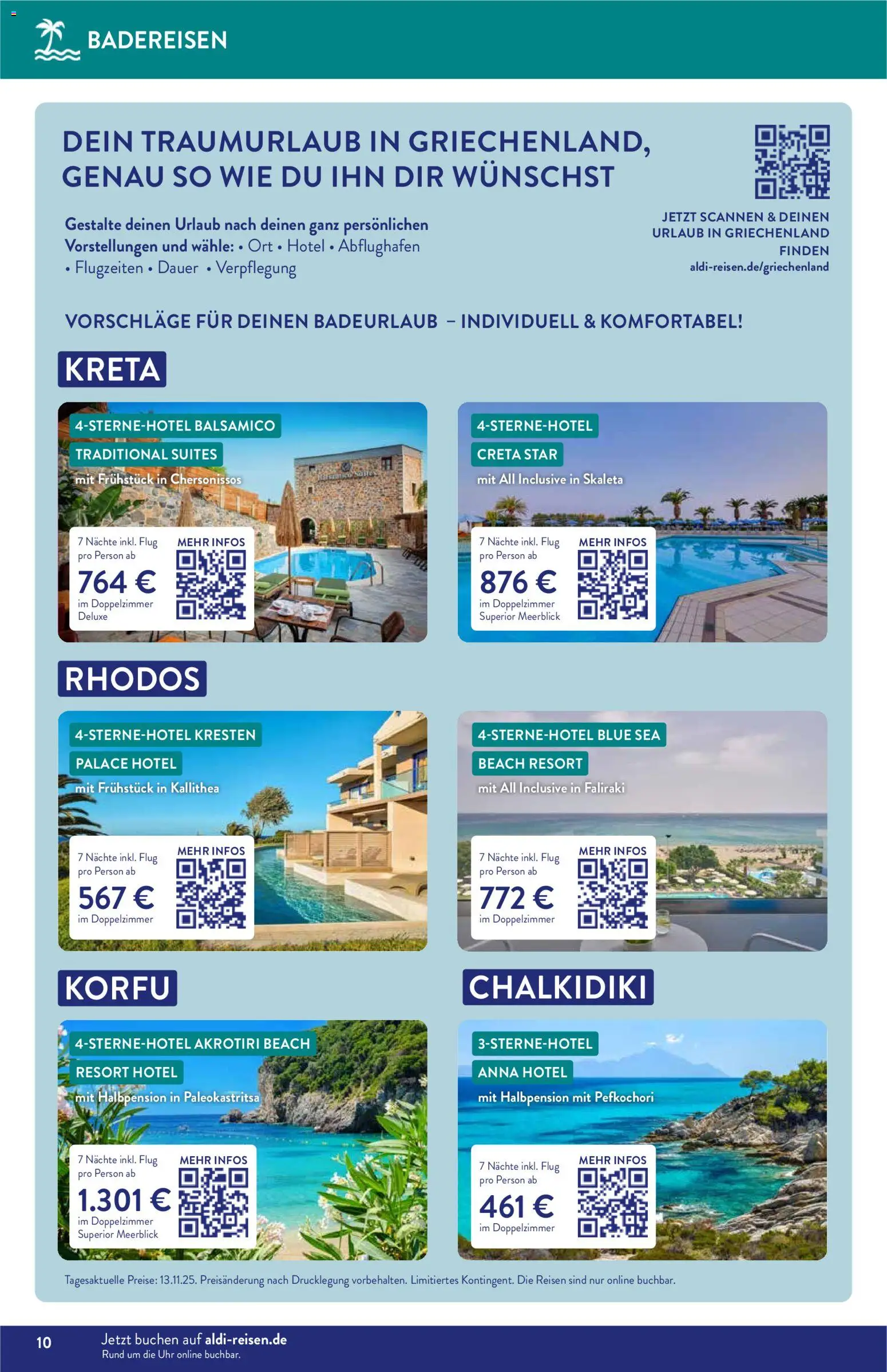 Aldi Reisen  Reisemagazin - Seite 10 - gültig ab 01.12.2025