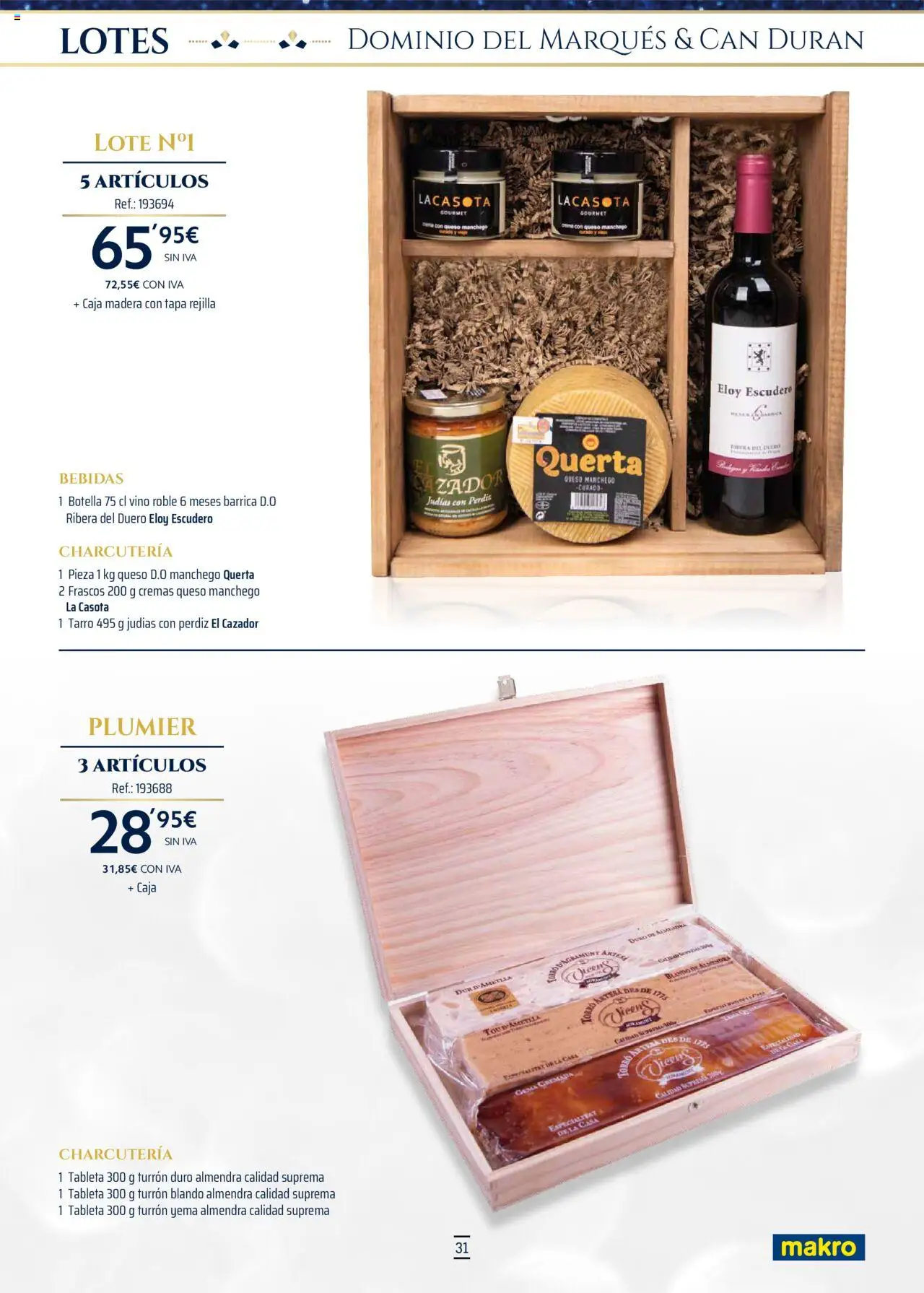 Makro - Lotes y cestas Levante - Página de 31 - Válido desde 04/10/2025