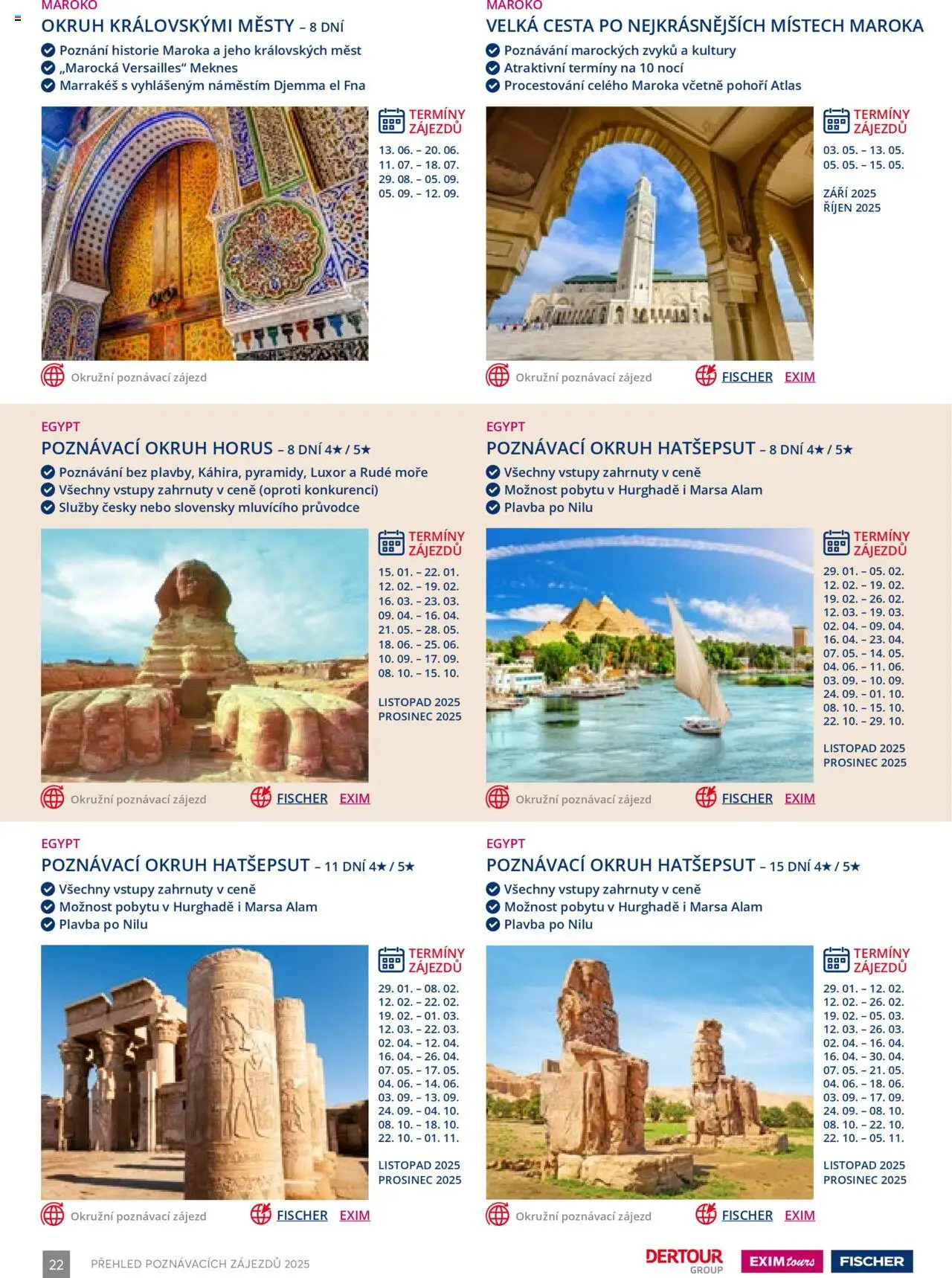 EXIM tours katalog - Poznávací zájezdy - strana 22- platný od 01.01.2025