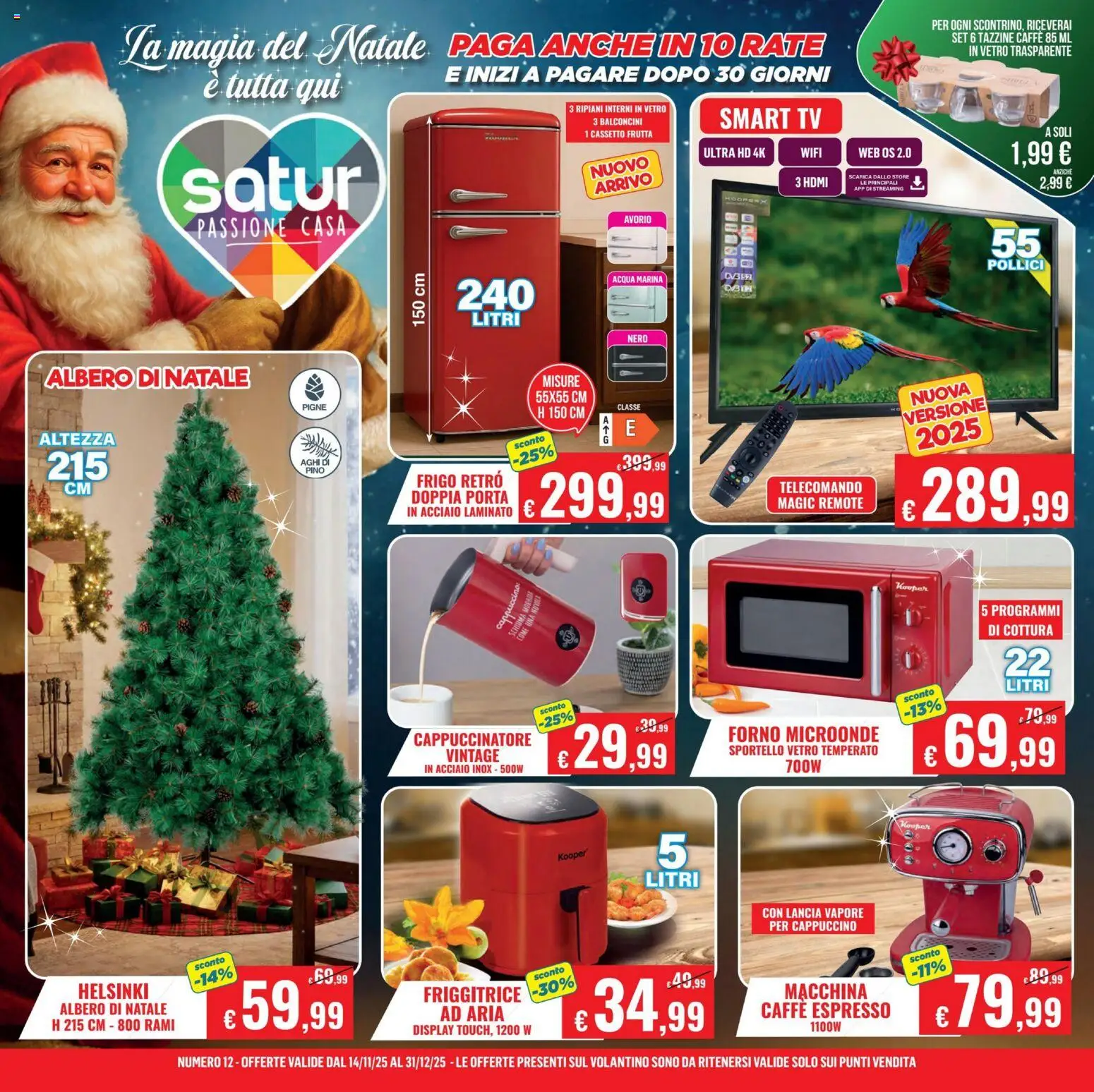 Volantino Satur	 - pagina 1 - valido dal 14/11/2025