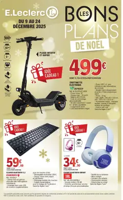 Aperçu E.Leclerc - Bons plans noël valable à partir du 09/12/2025