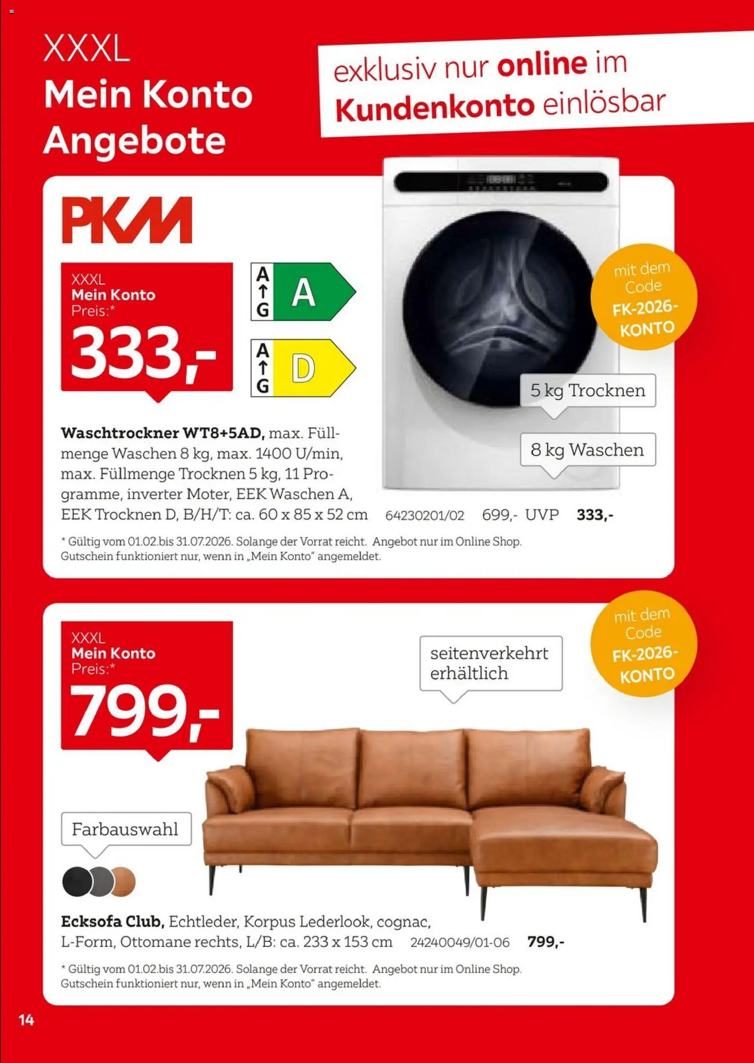 XXXL Lutz  Freundschaftskartenjournal - Seite 14 - gültig ab 01.02.2026