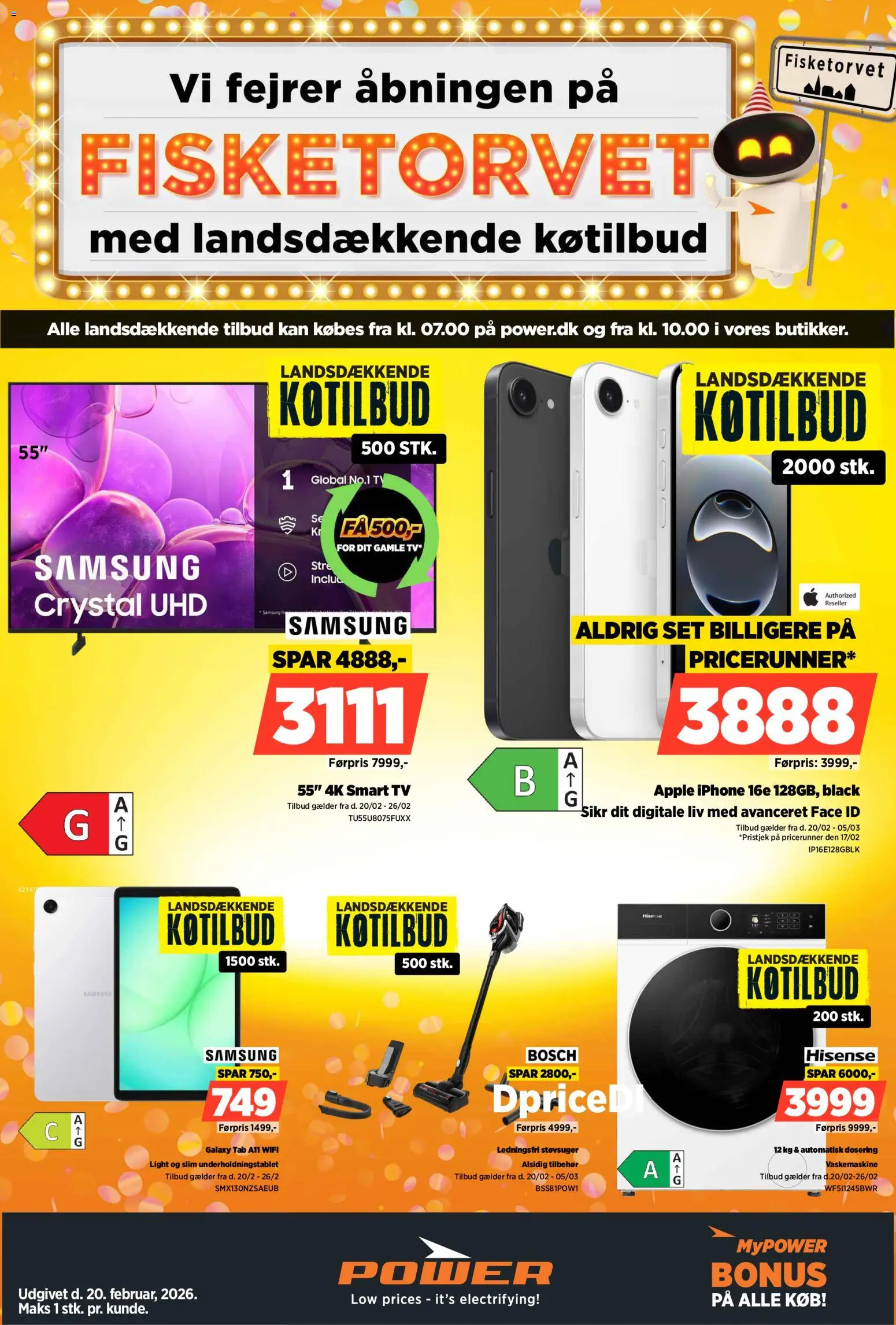 Power - Tilbudsavis - side 1- gyldig fra 20/02/2026