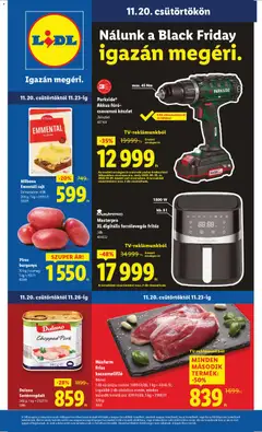 Előnézet Lidl Black Friday érvényes 2025.11.20.-tól