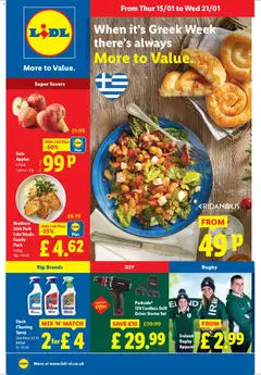 Lidl - Greek Week valid from 15/01/2026
