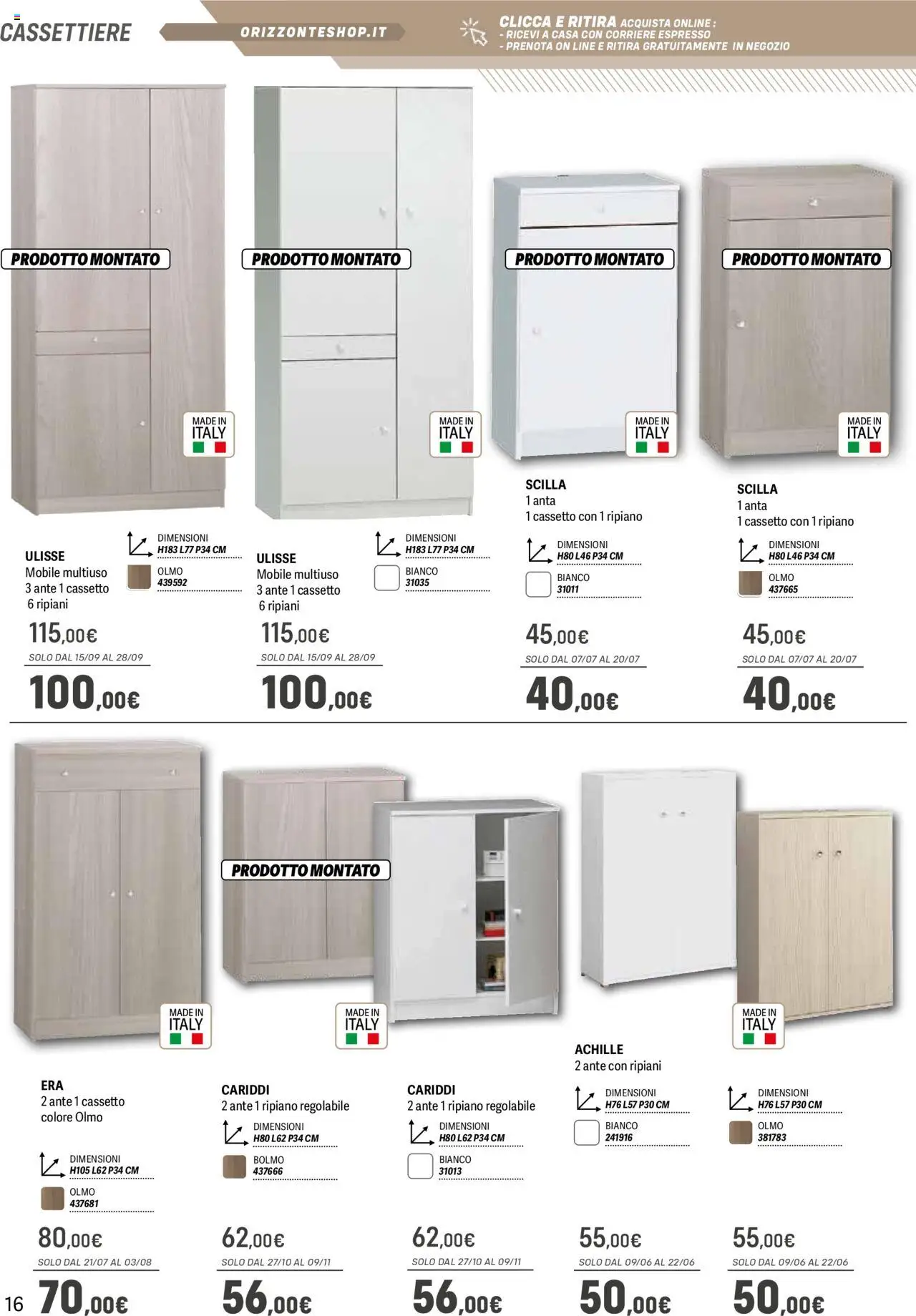 Volantino Mobile Orizzonte	 - pagina 16 - valido dal 09/05/2025