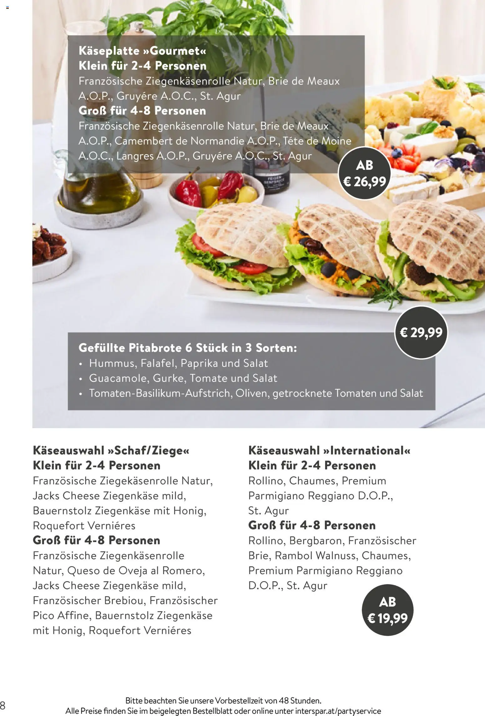 Interspar Party Service - page 8- valid from 26.01.2026