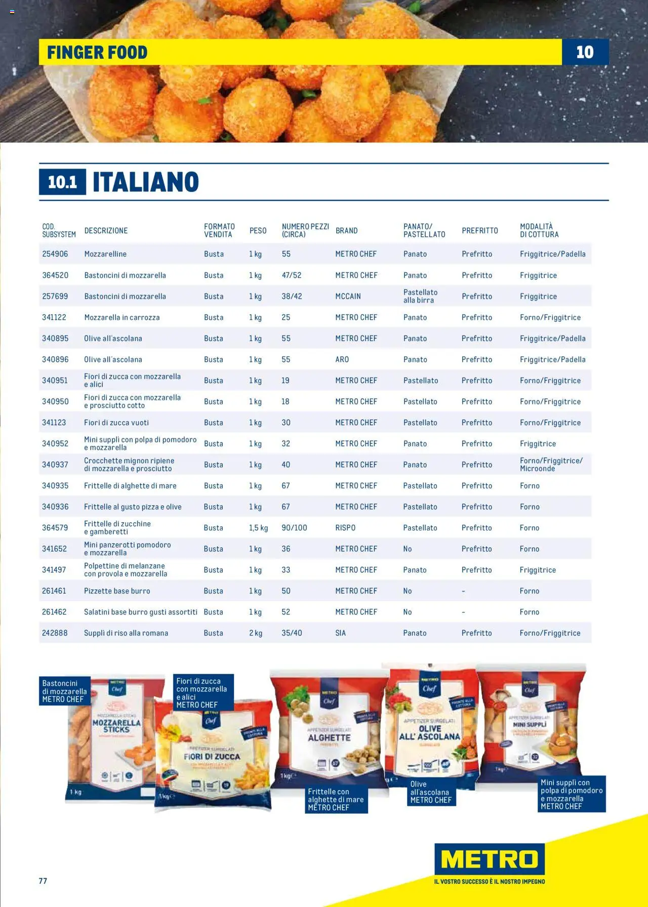 Metro Surgelati 2025 catalogo - pagina 77 - valido dal 30/06/2025