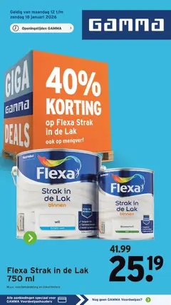 GAMMA - Folder geldig vanaf 12-01-2026