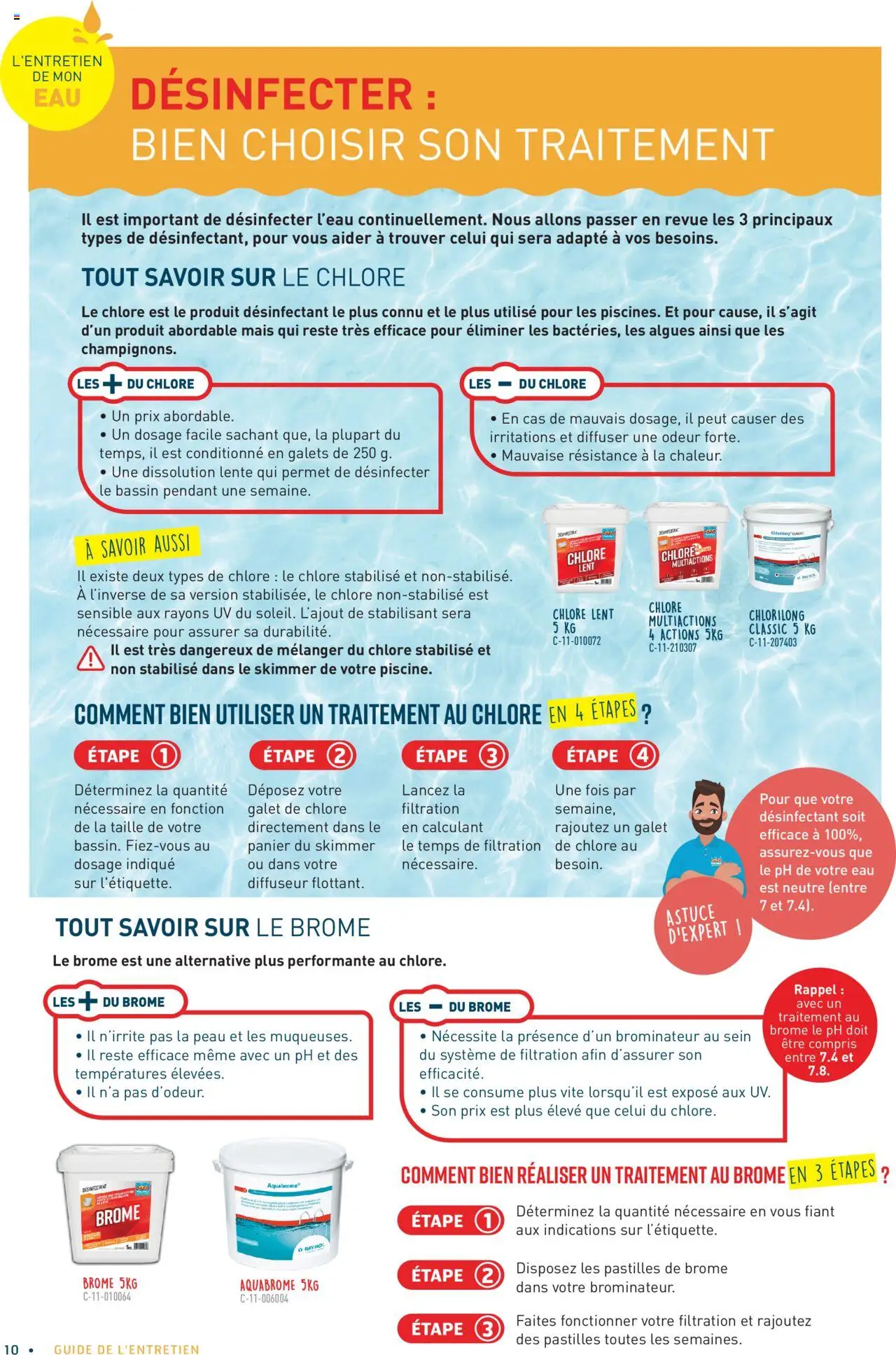 Cash Piscines Guide de l'entretien - page 10 - valable à partir du 01/03/2024