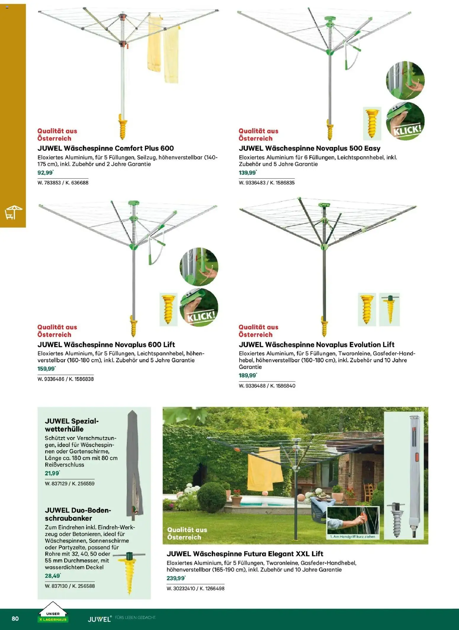 Lagerhaus Garten & Freizeit Katalog 2026 - Wien, Innsbruck - page 80- valid from 01.03.2026