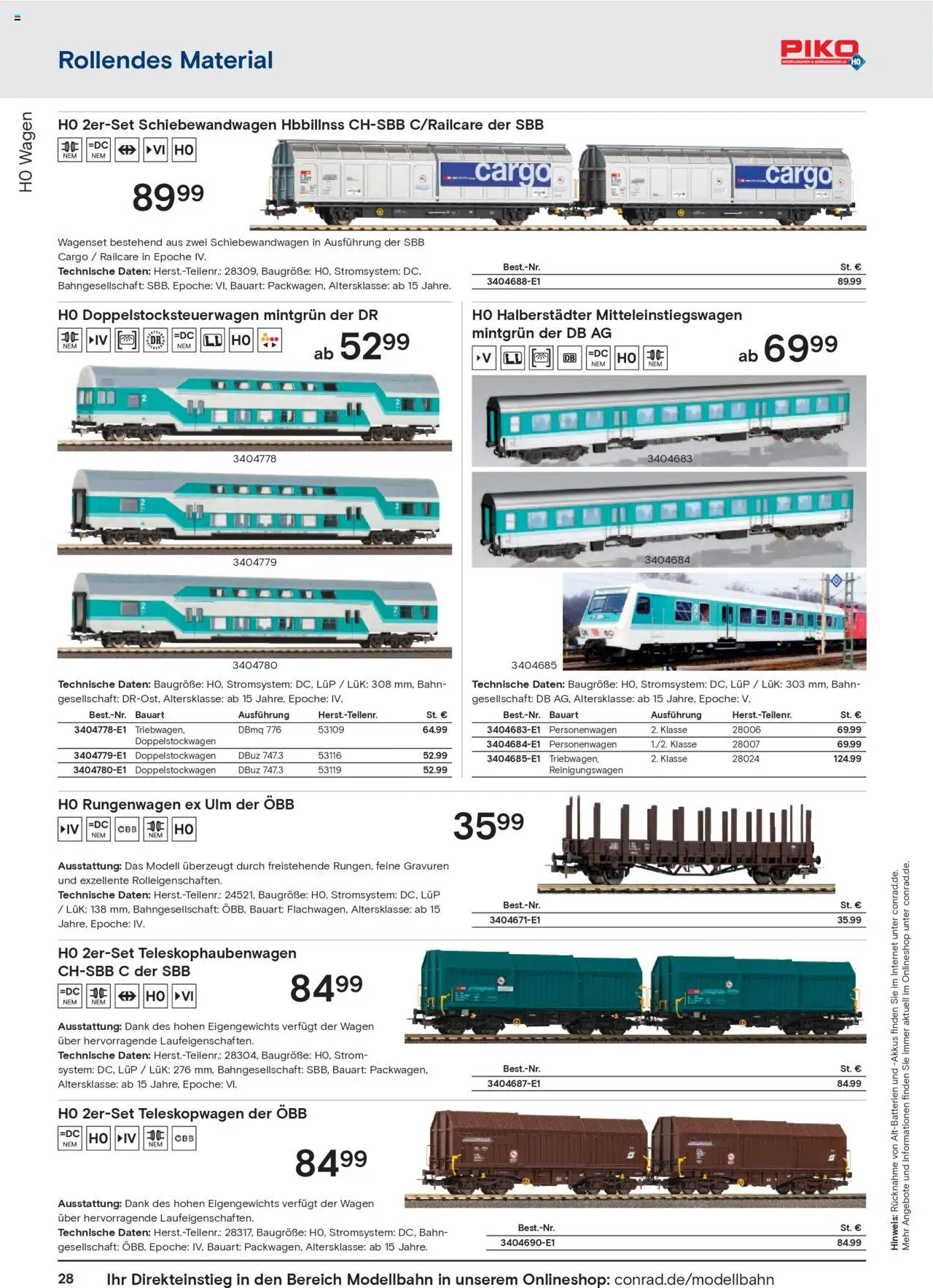 Conrad  Modellbahn Katalog - Seite 30 - gültig ab 25.08.2025