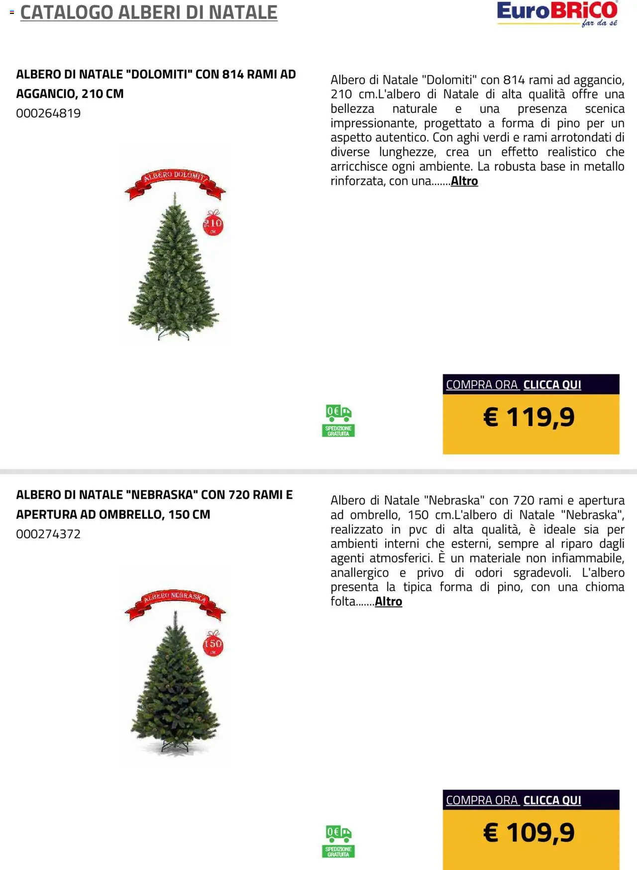 Eurobrico Alberi di Natale catalogo - pagina 6 - valido dal 23/07/2025