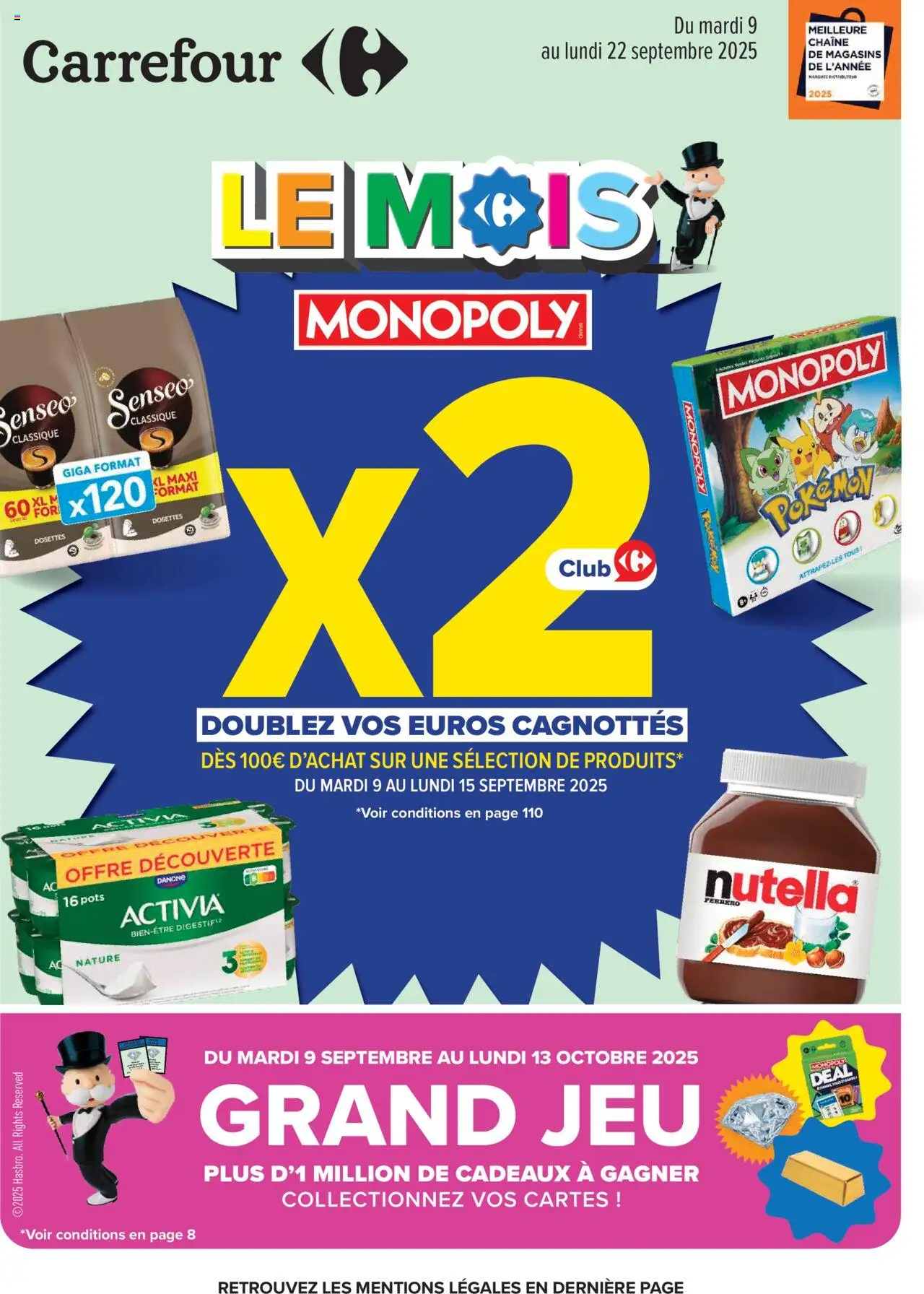 Carrefour Catalogue: Le Mois Monopoly - page 1 - valable à partir du 09/09/2025