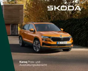 Vorschau Škoda Karoq Preisliste gültig ab 10.09.2025