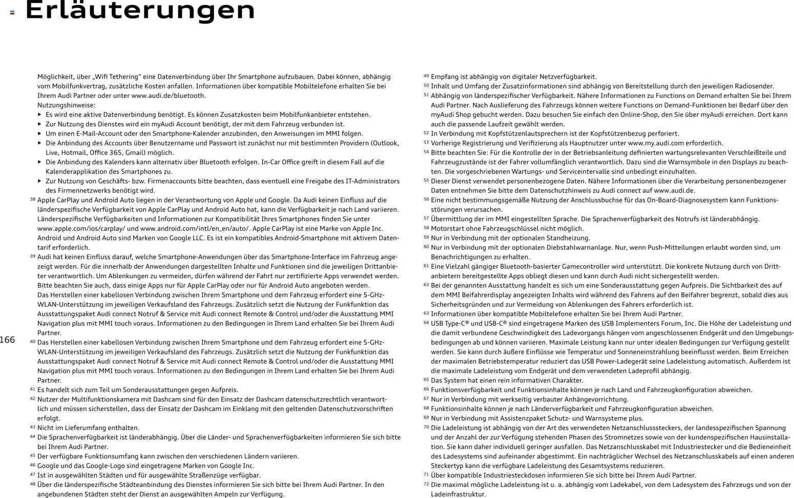 Audi A6 - Seite 166 - gültig ab 28.10.2025
