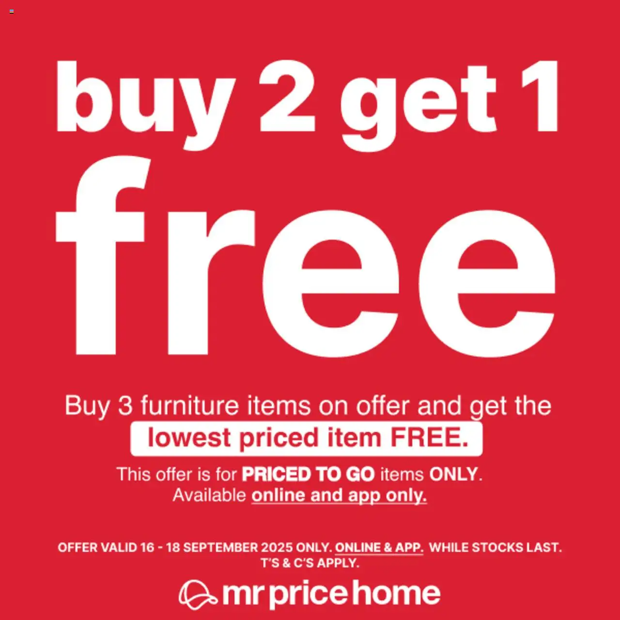 MRP Home Special Offer - page 1- valid from 16/09/2025
