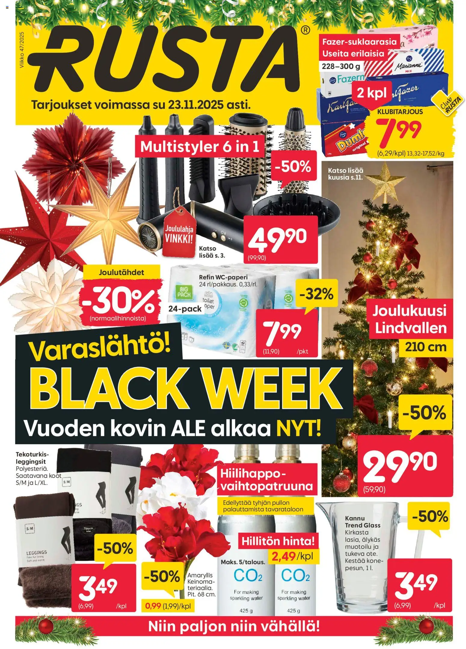 Rusta - Black Friday - sivu 1- voimassa alkaen 17/11/2025