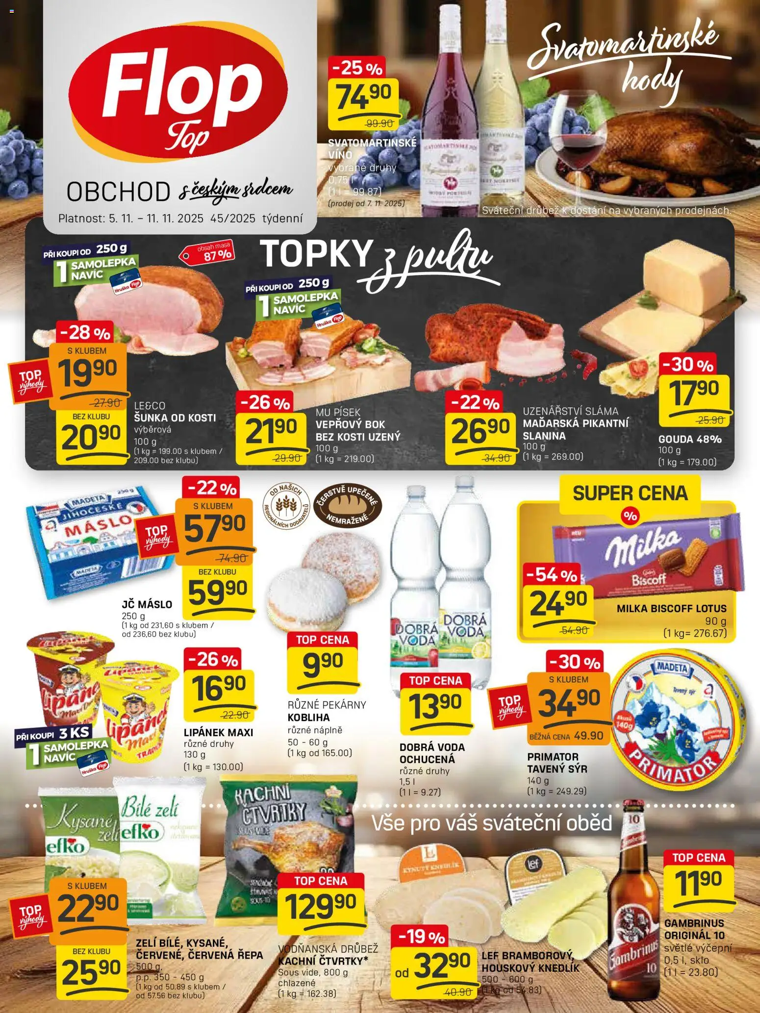 Flop leták - FlopTop - strana 1- platný od 05.11.2025