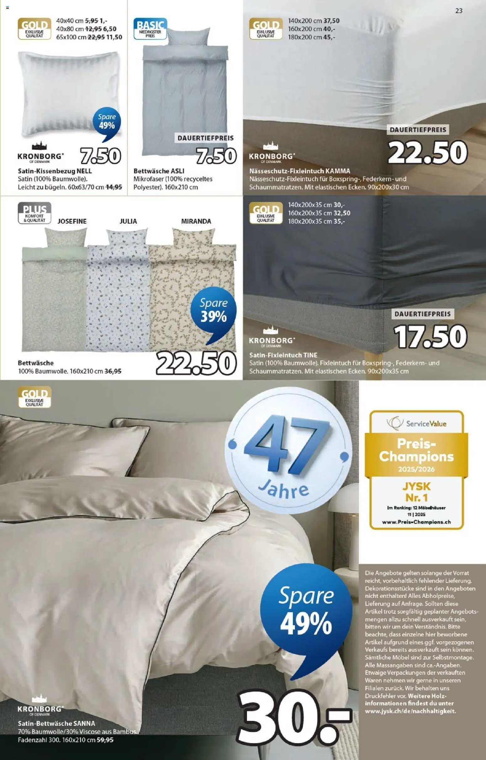 JYSK aktionen - page 23- valid from 17.03.2026