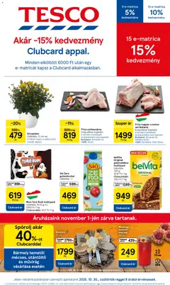 Előnézet Tesco Hipermarket - Akciós újság  érvényes 2025.10.30.-tól