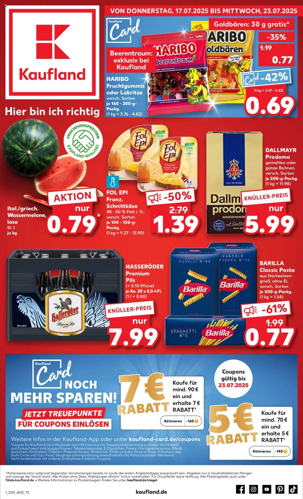 Kaufland DE - DE Folder - pagina 1- geldig vanaf 17-07-2025