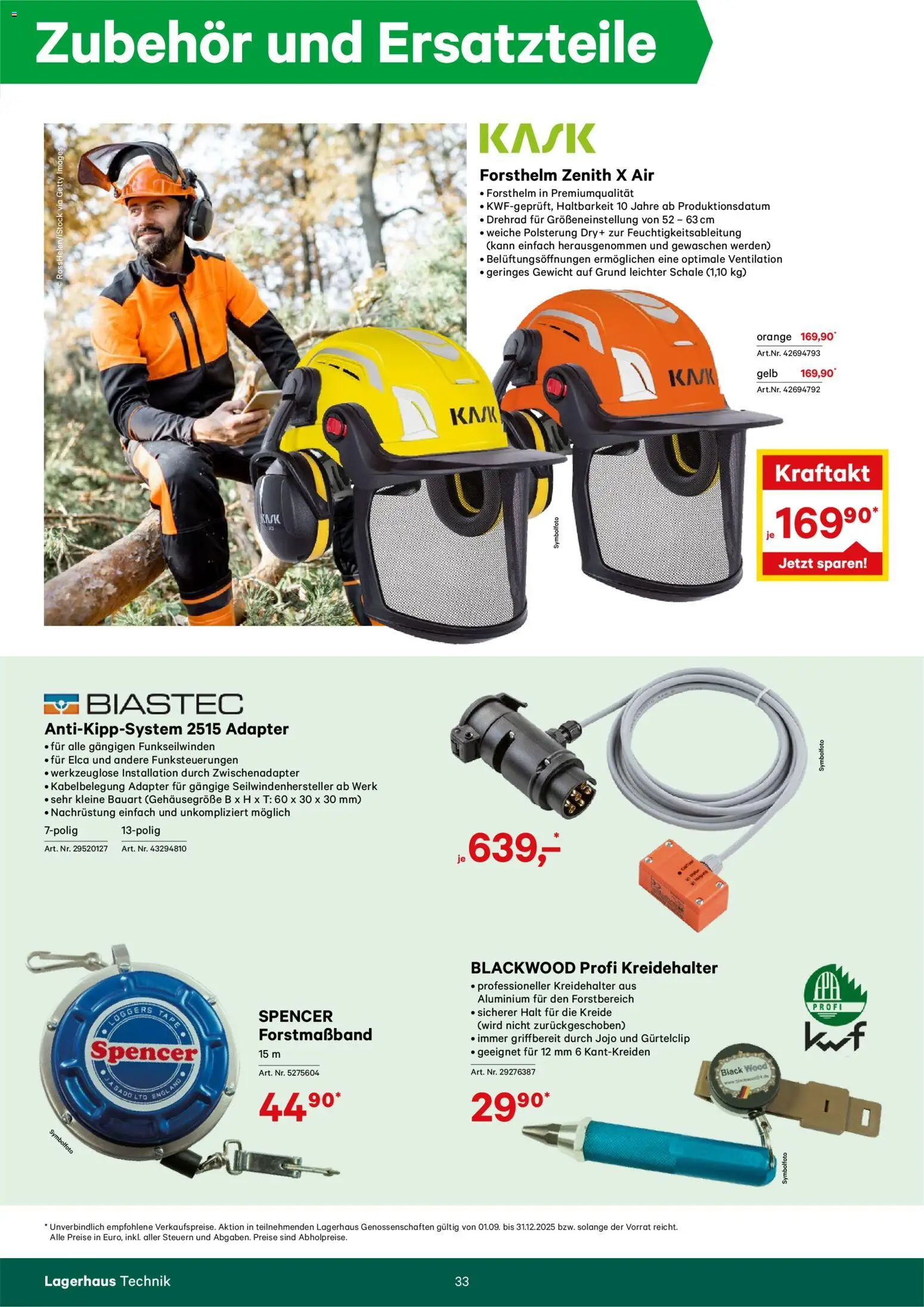 Lagerhaus Forstkatalog - page 33- valid from 01.01.2025
