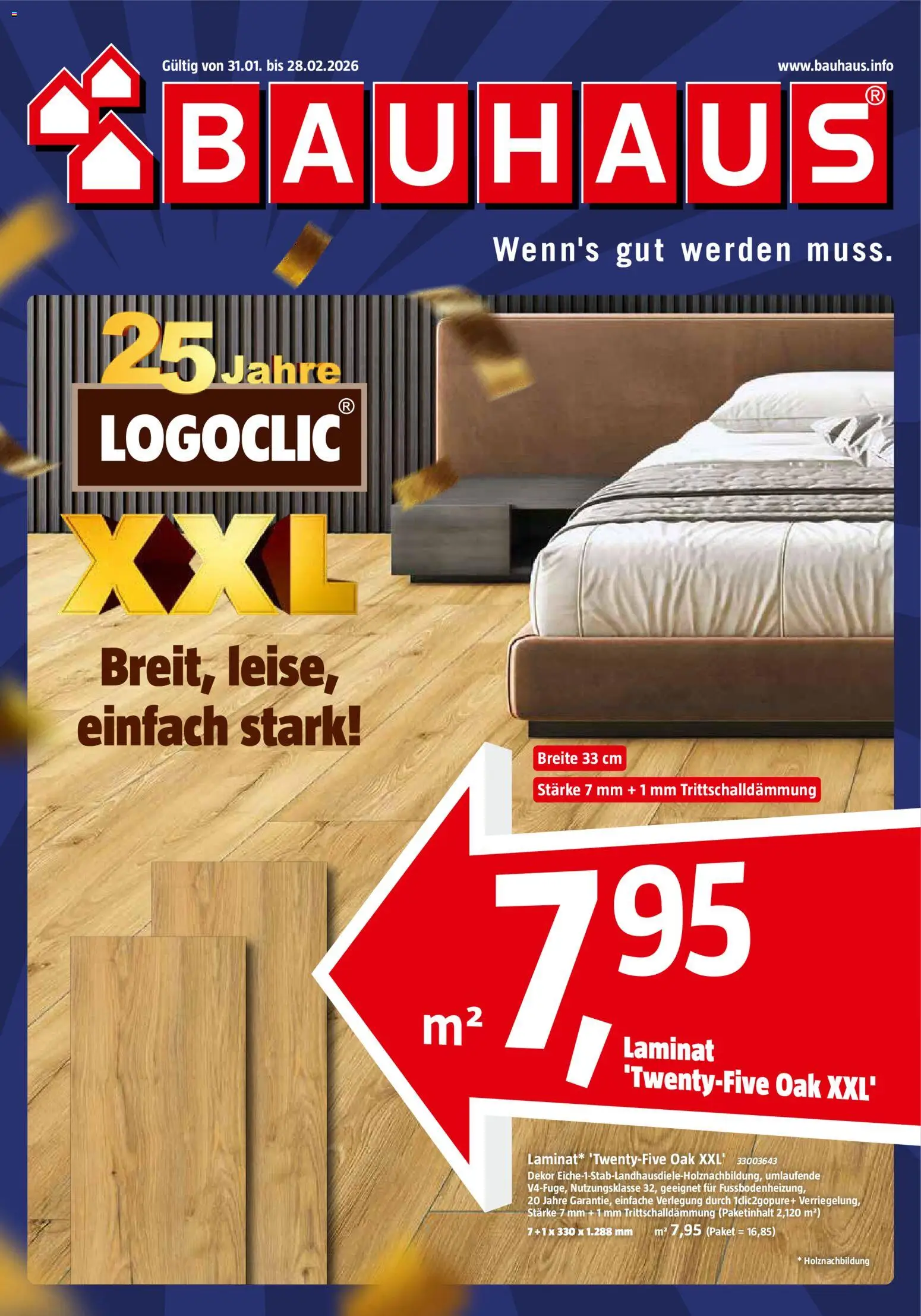 Bauhaus Prospekt 	 - Seite 1 - gültig ab 31.01.2026