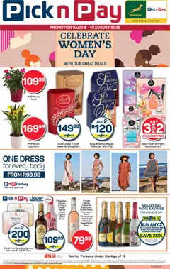 Preview Pick n Pay - Pick n Pay Women's Day Specials valid from 08/08/2025