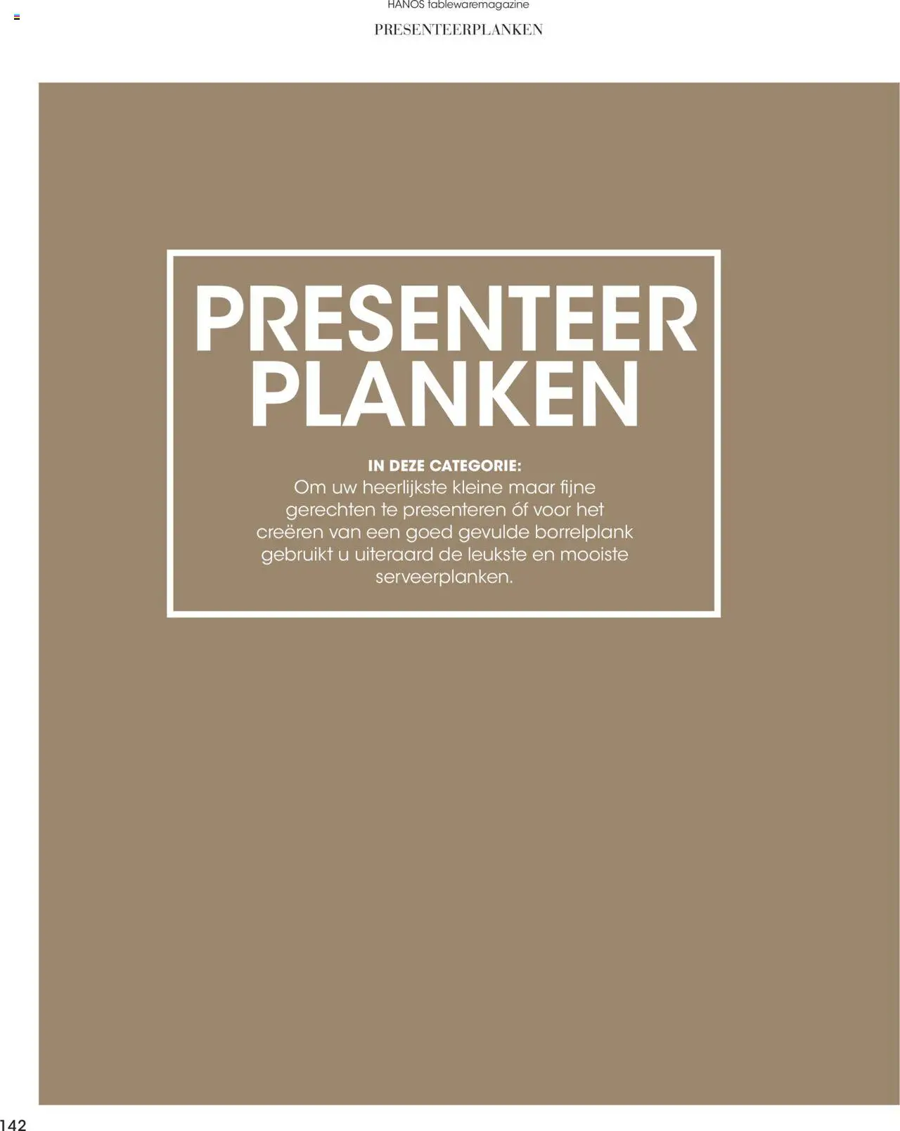 Hanos - Tableware magazine 2025-2026 - page 142- valid from 01-09-2025