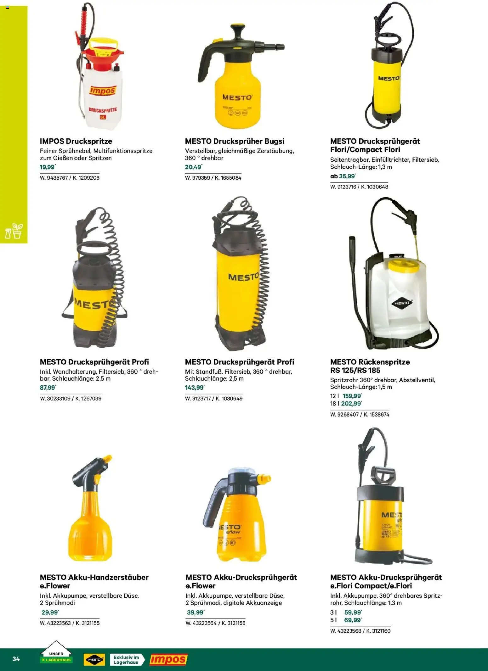 Lagerhaus Garten & Freizeit Katalog 2026 - Wien, Innsbruck - page 34- valid from 01.03.2026