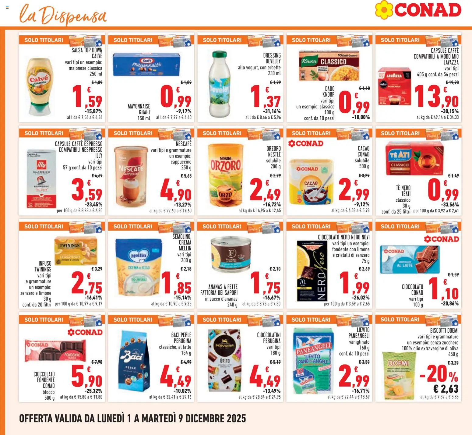 Volantino Conad	 - pagina 20 - valido dal 01/12/2025