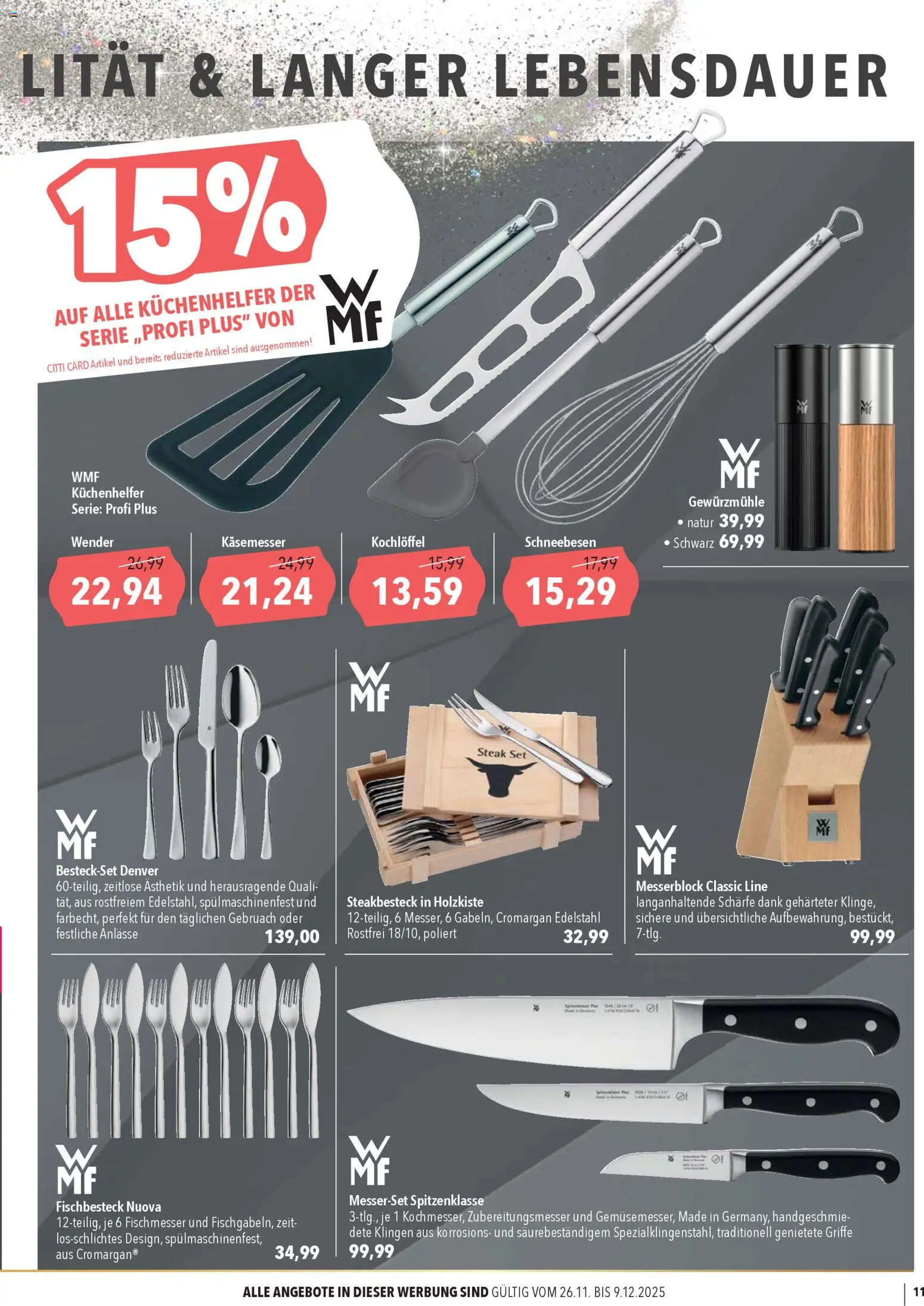 CITTI Markt  Ideen fürs Fest - Seite 11 - gültig ab 26.11.2025