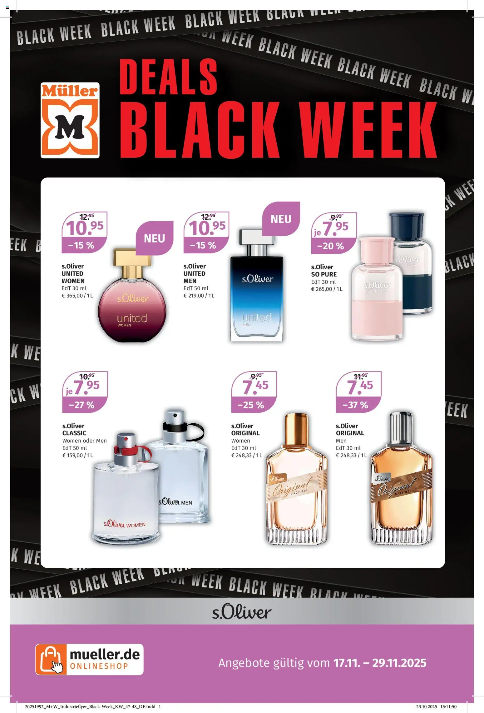Müller - Black Friday - Seite 1 - gültig ab 17.11.2025