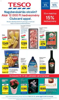 Előnézet Tesco aktuális akciós újság érvényes 2026.04.29.-tól