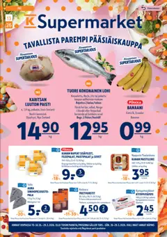 Esikatselu K-Supermarket tarjoukset voimassa alkaen 26/03/2026
