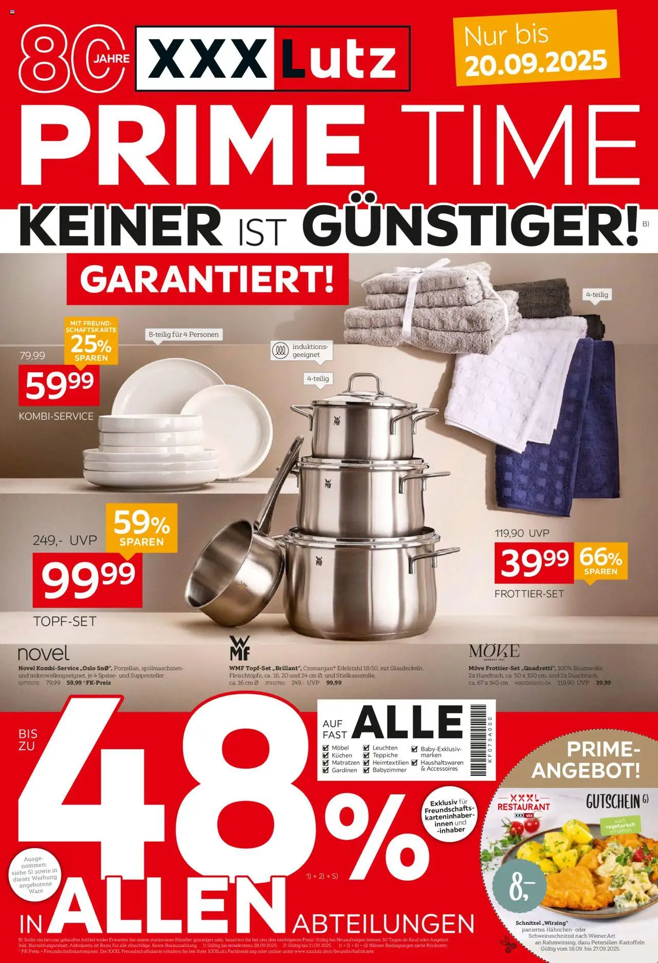 XXXL Lutz Prospekt 	 - Seite 1 - gültig ab 15.09.2025