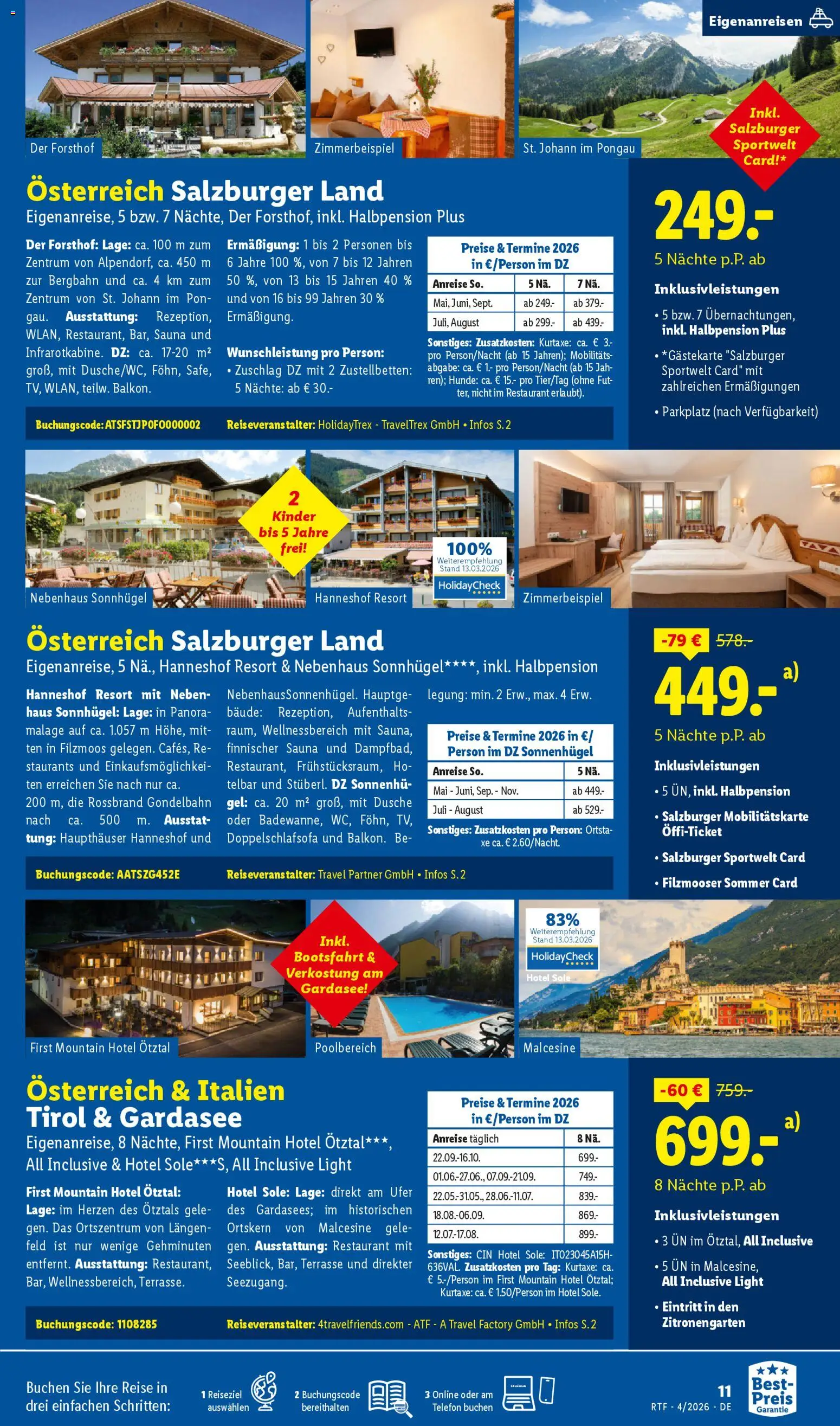 Lidl Reisen Prospekt 	 - Seite 11 - gültig ab 11.04.2026