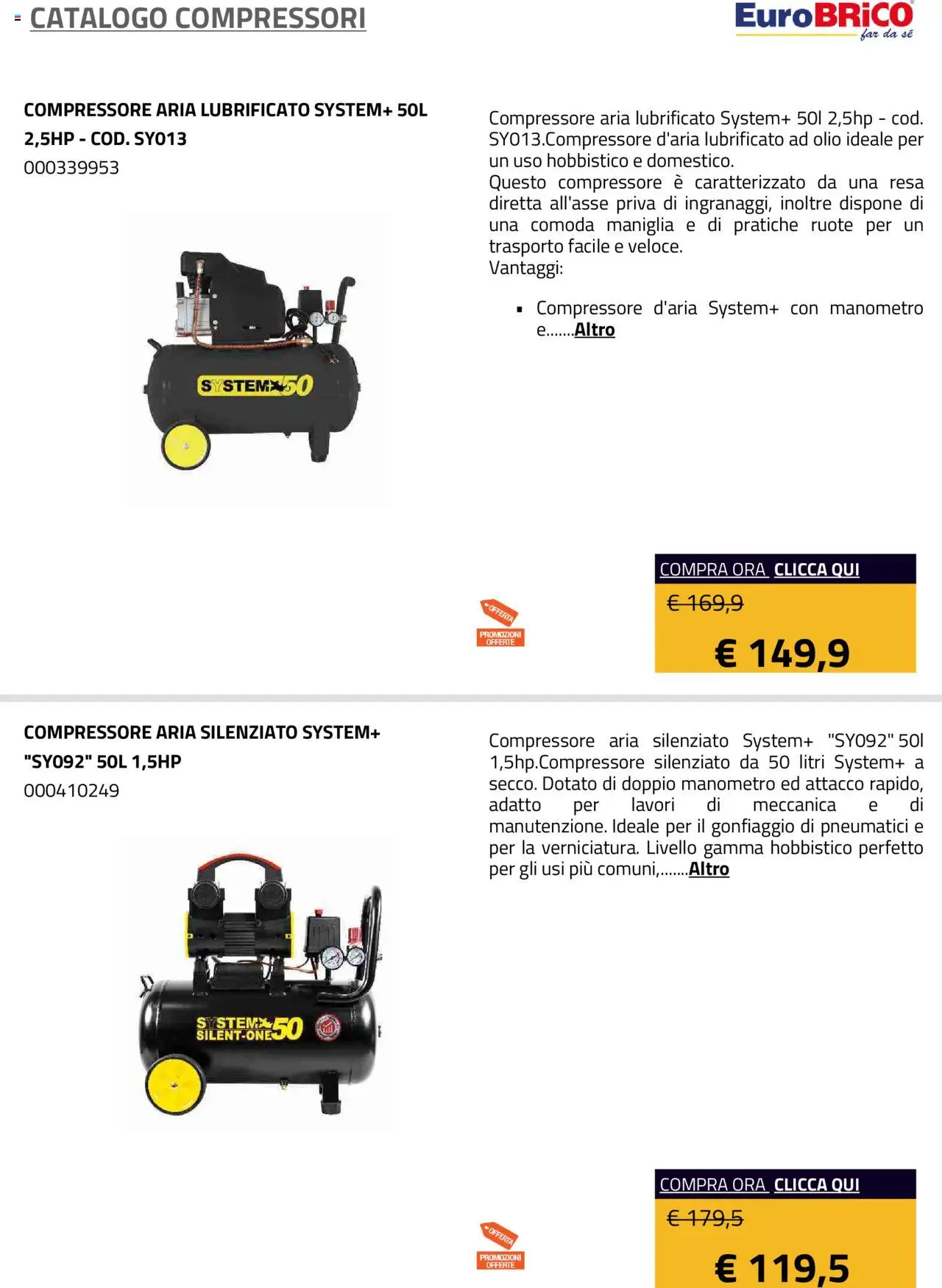 Eurobrico Compressori catalogo - pagina 23 - valido dal 23/07/2025