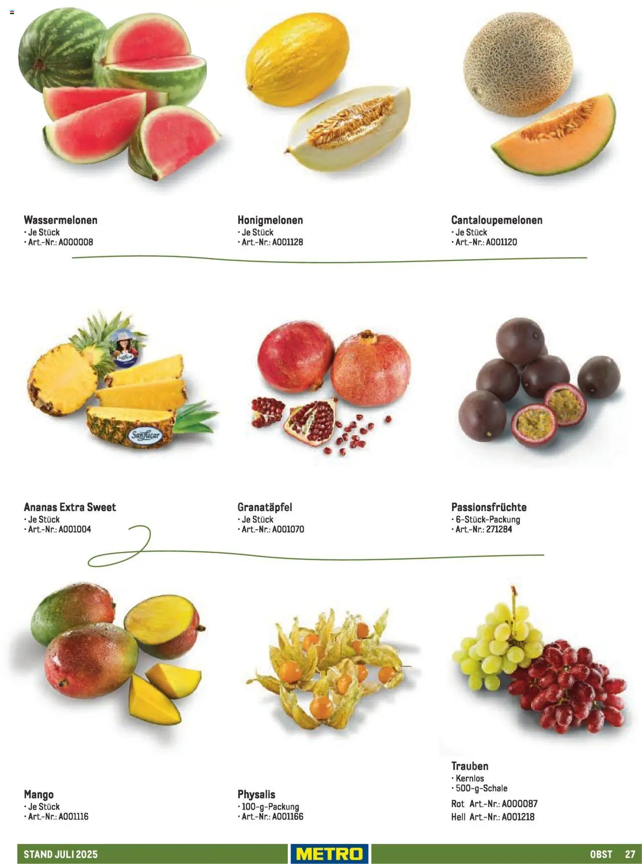 Metro - Sortimentskatalog Lieferservice - Seite 27 - gültig ab 31.07.2025