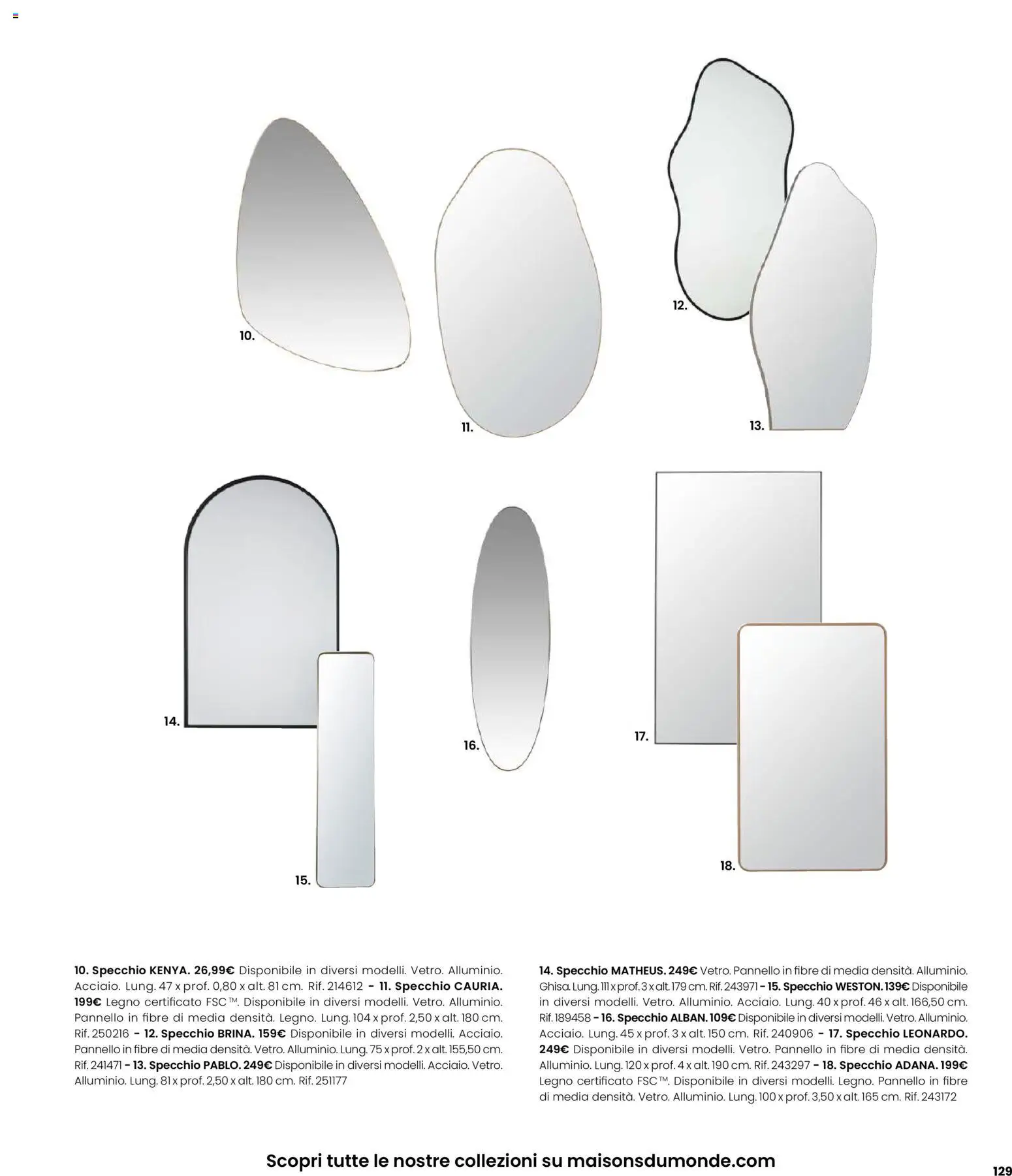 Volantino Maisons du Monde	 - pagina 129 - valido dal 12/02/2026