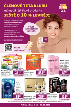 Náhled TETA Drogerie leták - Klub platný od 06.11.2025