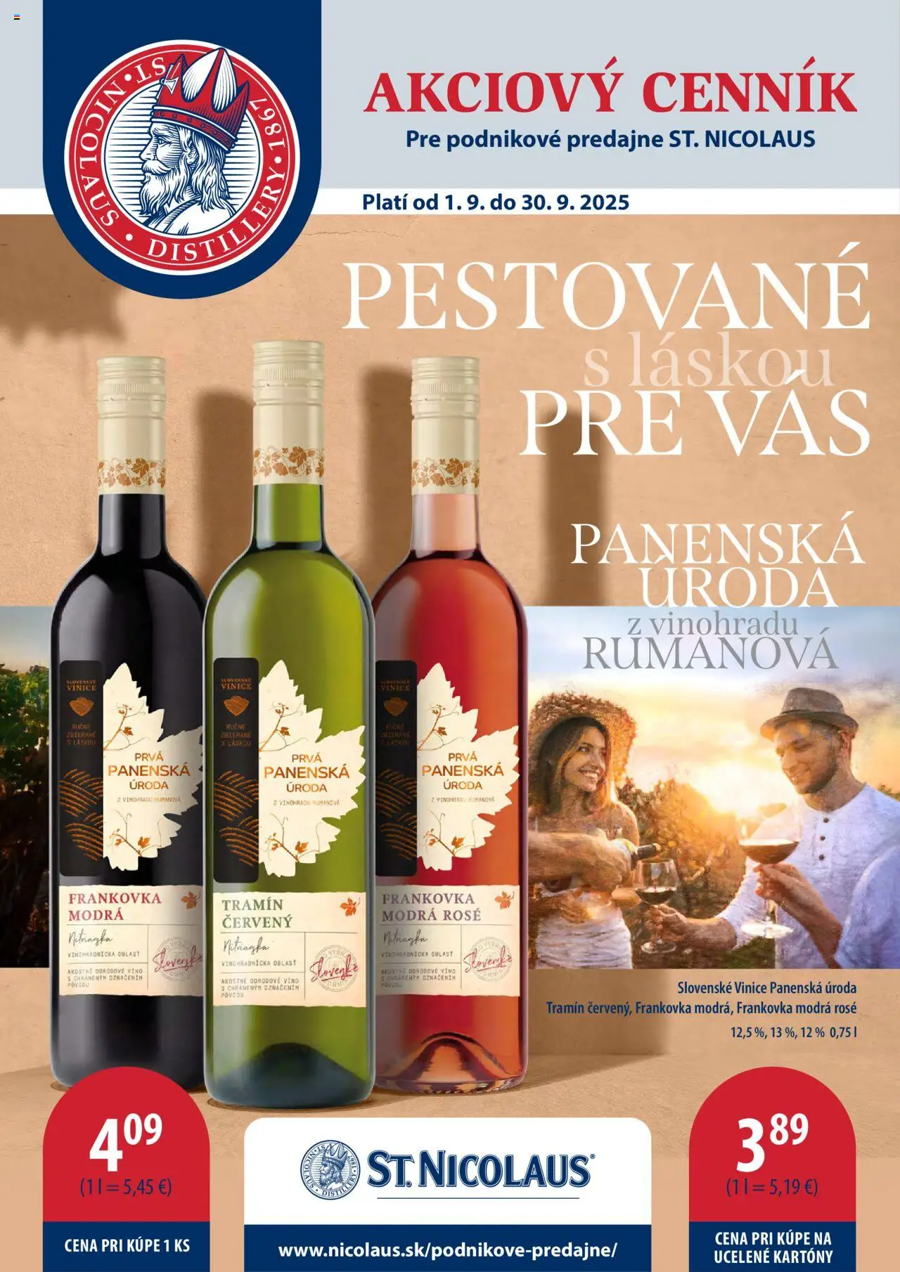 St. Nicolaus leták - strana 1- platný od 01.09.2025