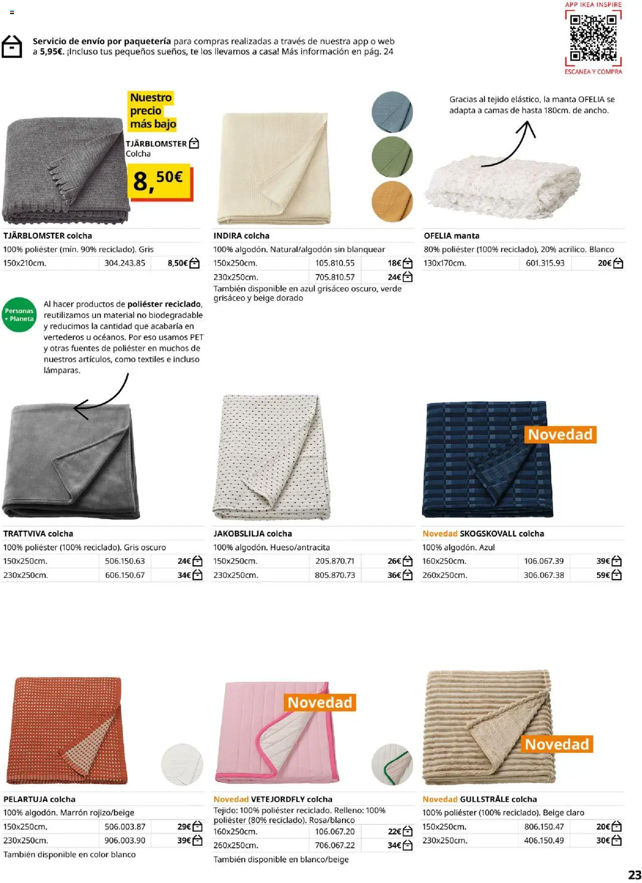 Catálogo IKEA Ropa de Cama - Página de 23 - Válido desde 01/09/2025