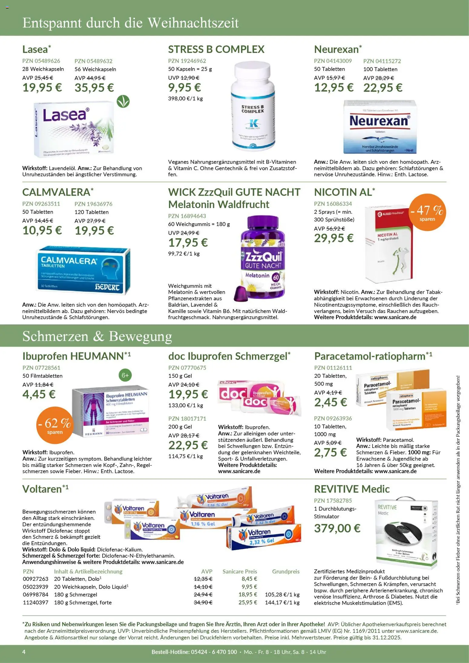 Sanicare Prospekt 	 - Seite 4 - gültig ab 01.12.2025