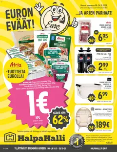 Esikatselu Halpa Halli tarjoukset voimassa alkaen 18/03/2026