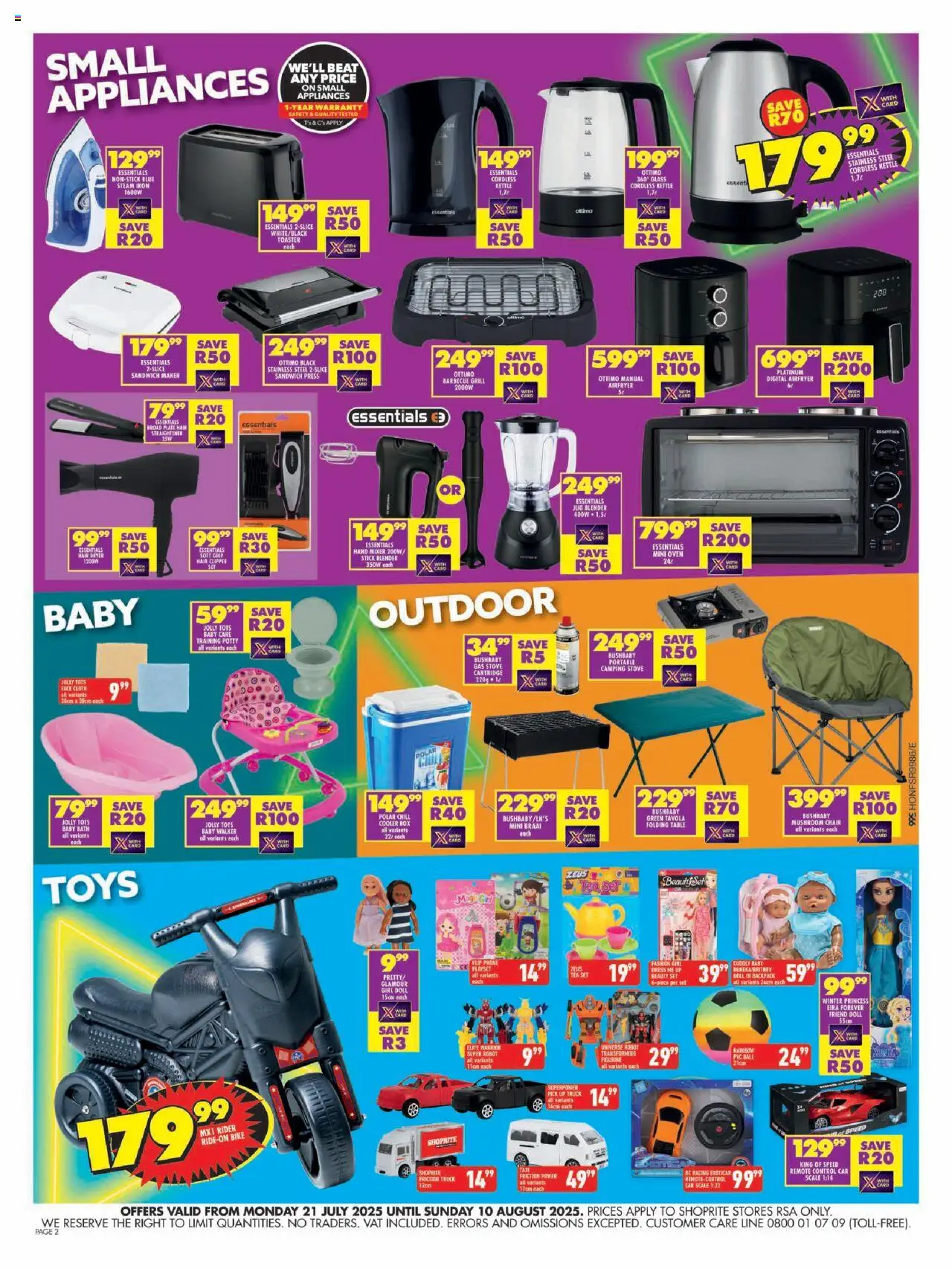 Shoprite Specials - page 2- valid from 21/07/2025