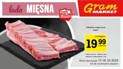 Podgląd Gram Market Gazetka - Lada Mięsna ważny od 15.10.2025