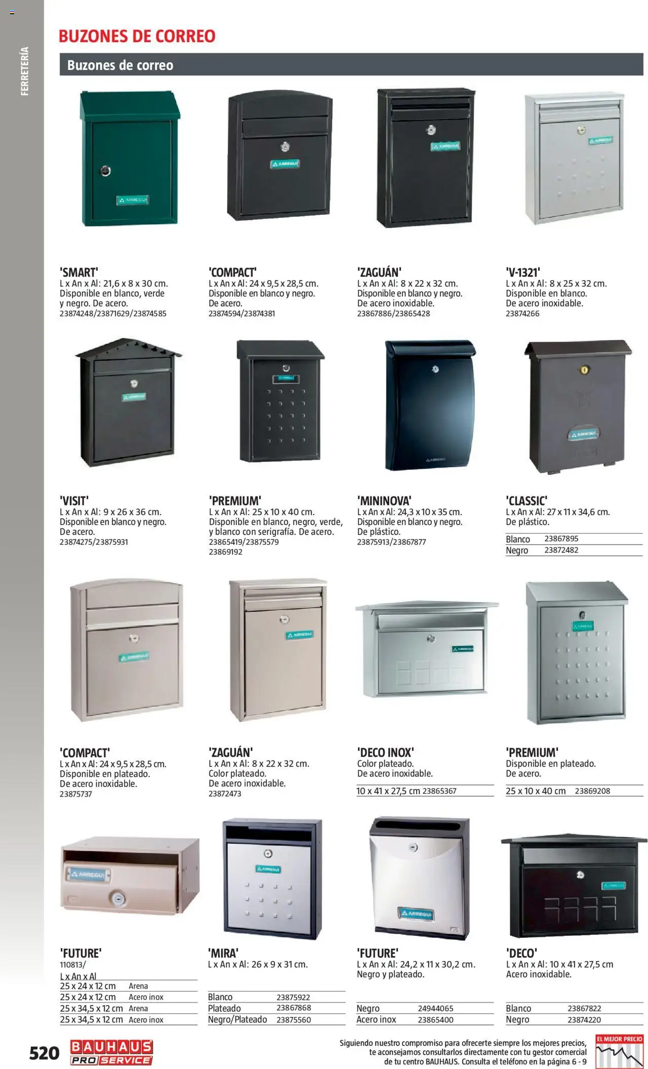 Bauhaus - ProService  - Página de 520 - Válido desde 24/02/2025