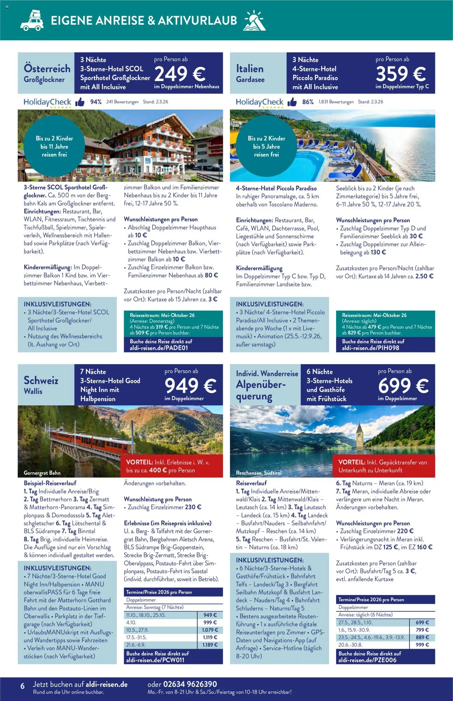 Aldi Reisen Prospekt 	 - Seite 6 - gültig ab 01.04.2026